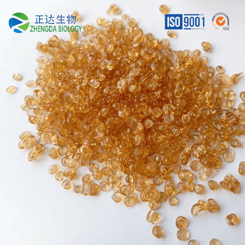 Gelatin bone glue particles
