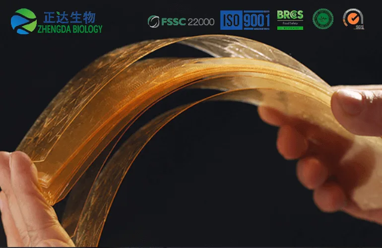 Gold Gelatin Sheets