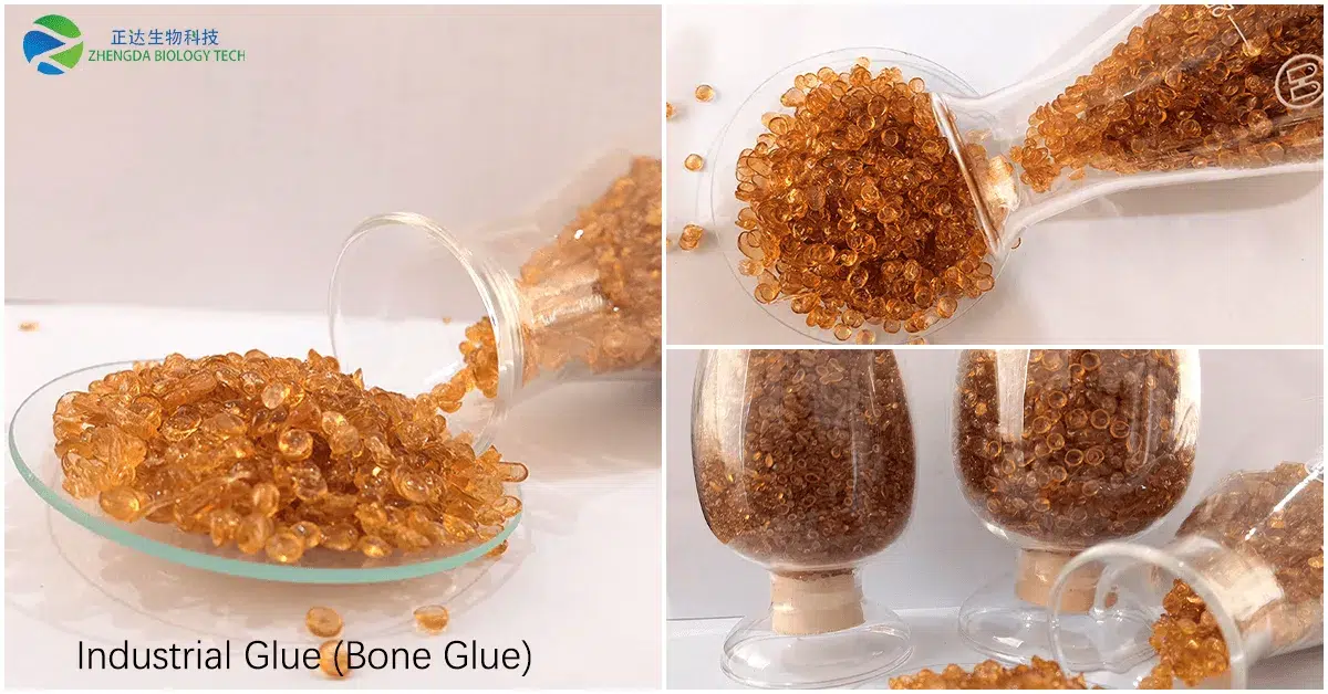 Strong adhesion bone glue made from natural collagen. Ideal for woodworking, bookbinding, and handicrafts.