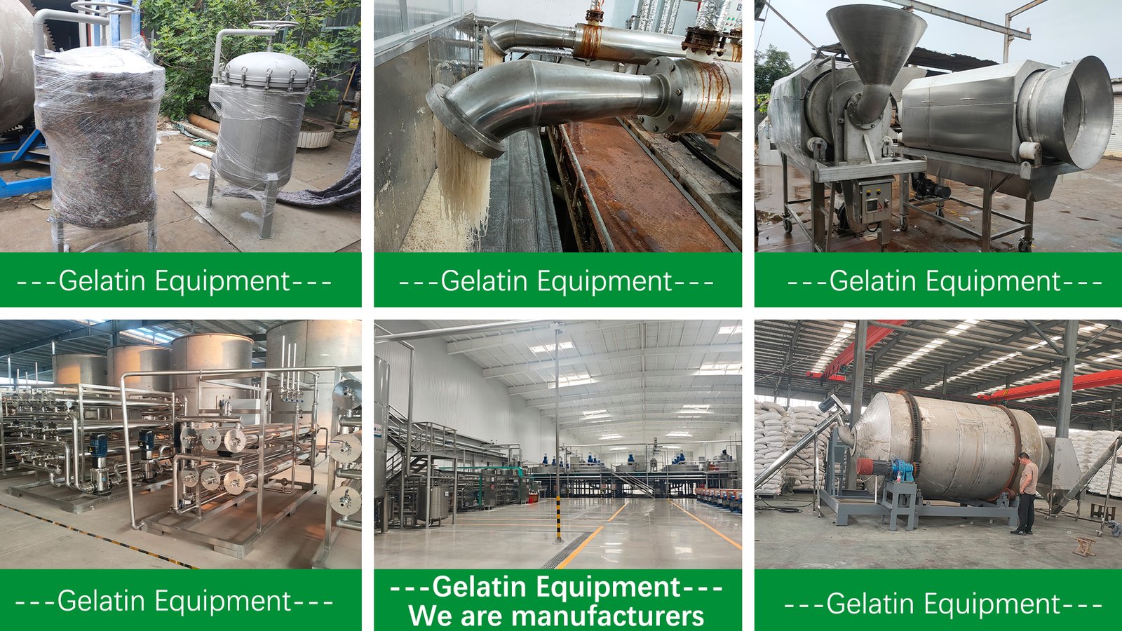 Gelatin Equipment Manufacturer - Chinese Gelatin machinery Supplier